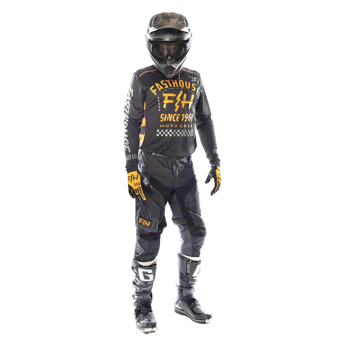 Fasthouse Off-Road Jersey - Black-Amber