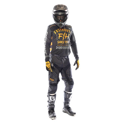 Fasthouse Off-Road Jersey - Black-Amber