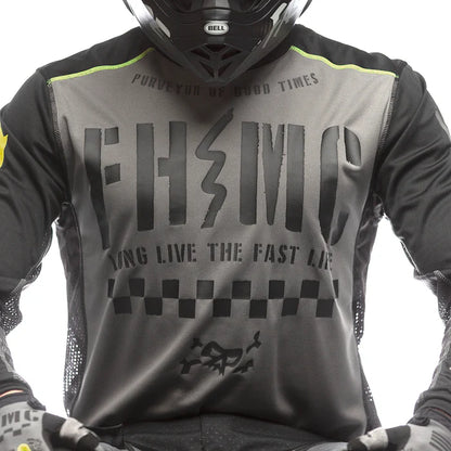 Fasthouse Off-Road Grindhouse Charge Jersey - Gray
