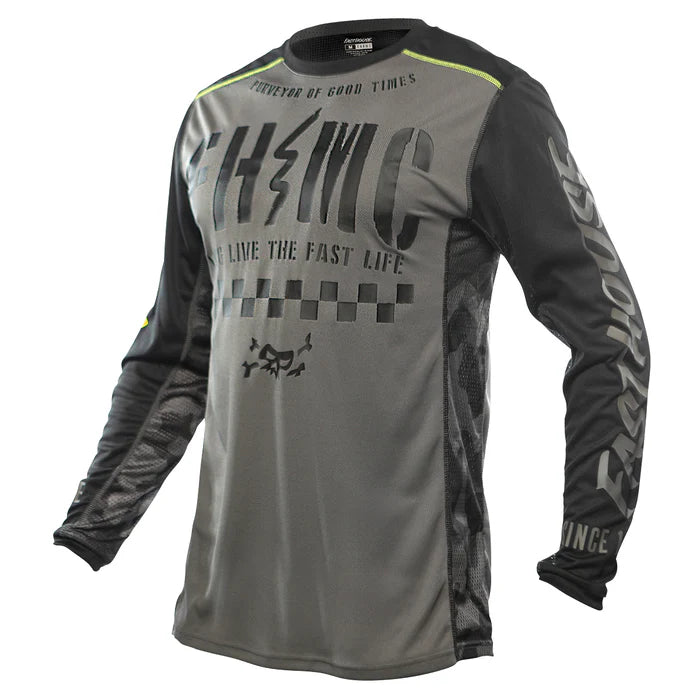 Fasthouse Off-Road Grindhouse Charge Jersey - Gray