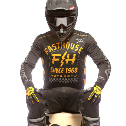 Fasthouse Off-Road Jersey - Black-Amber