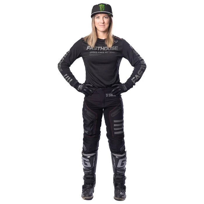 Fasthouse Off-Road Sand Cat Jersey - Womens - Black