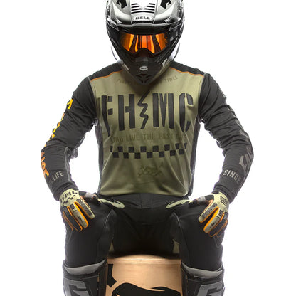 Fasthouse Off-Road Grindhouse Charge Jersey - Dusty Olive