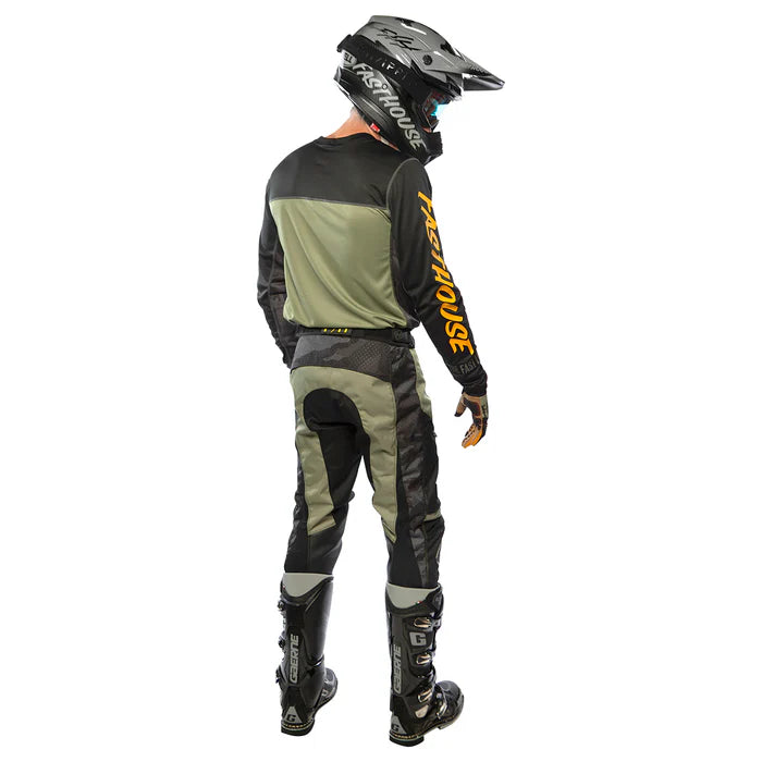 Fasthouse Off-Road Grindhouse Charge Jersey - Dusty Olive