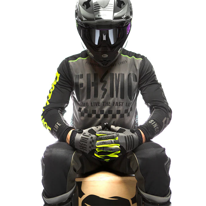Fasthouse Off-Road Grindhouse Charge Jersey - Gray