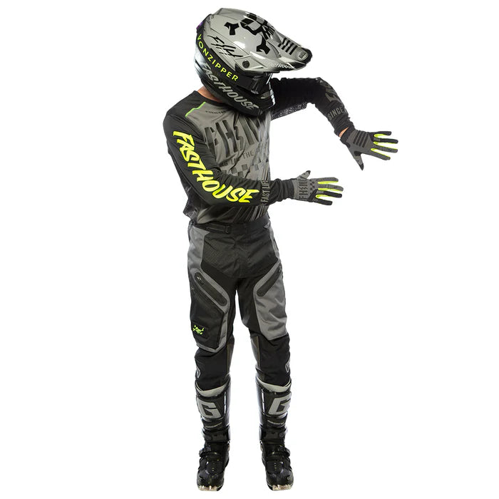 Fasthouse Off-Road Grindhouse Charge Jersey - Gray