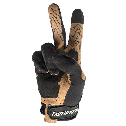 Fasthouse Off-Road Sand Cat Glove - Black-Black