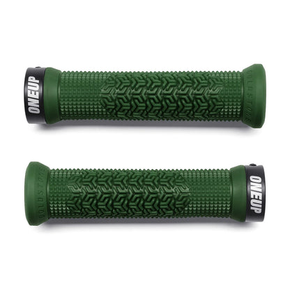 OneUp Jackson Goldstone Lock-On MTB Grips - Dark Green