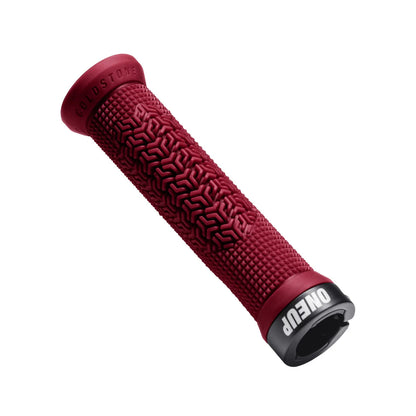 OneUp Jackson Goldstone Lock-On MTB Grips - Maroon