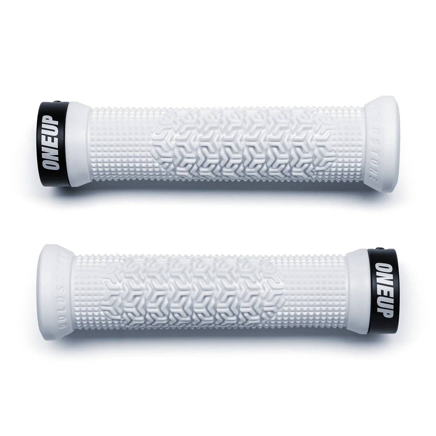 OneUp Jackson Goldstone Lock-On MTB Grips - White