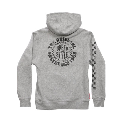 Fasthouse Origin Hooded Pullover - Youth - Heather Gray