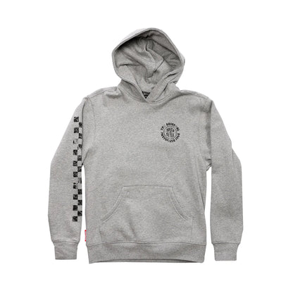 Fasthouse Origin Hooded Pullover - Youth - Heather Gray