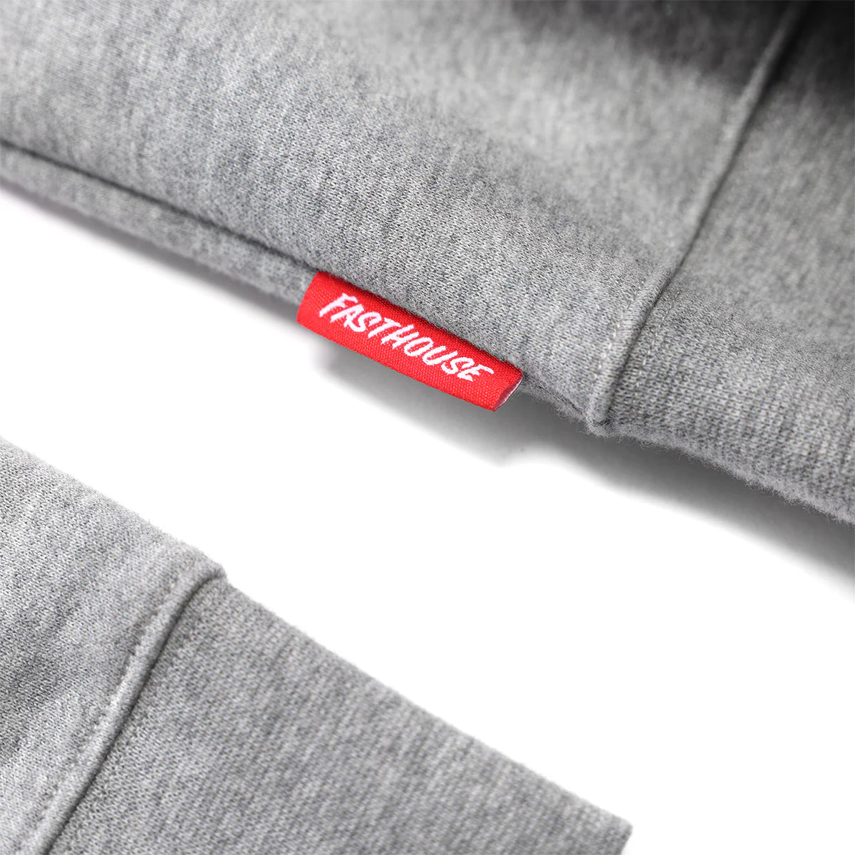 Fasthouse Origin Zip-Up Hoodie - Heather Gray