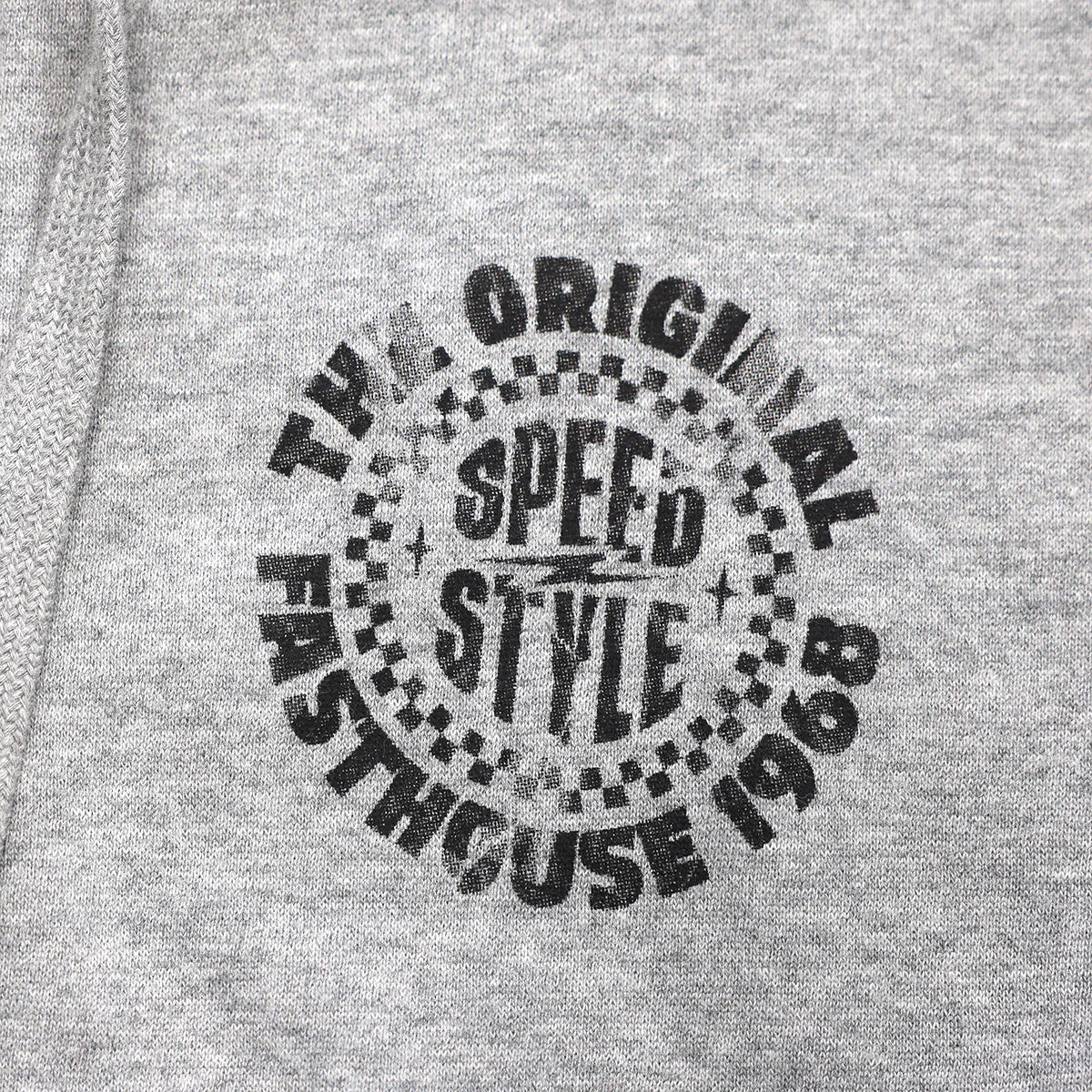 Fasthouse Origin Zip-Up Hoodie - Heather Gray