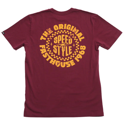 Fasthouse Origin Tee - Maroon