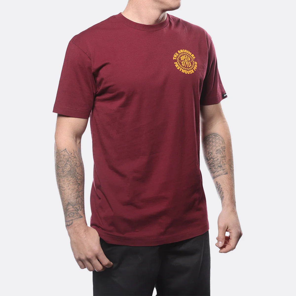 Fasthouse Origin Tee - Maroon