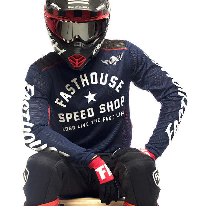 Fasthouse Originals Air Cooled Jersey - Navy-Black