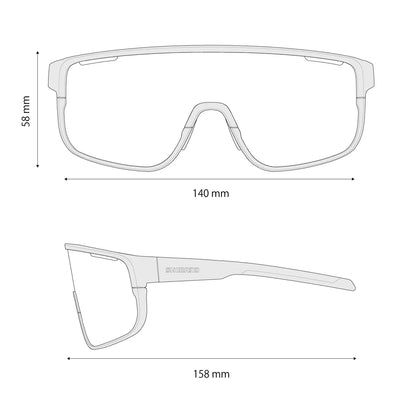Shimano Pulsar Photochromic Sunglasses - Ivory