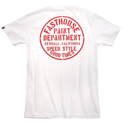 Fasthouse Paint Dept Tee - White