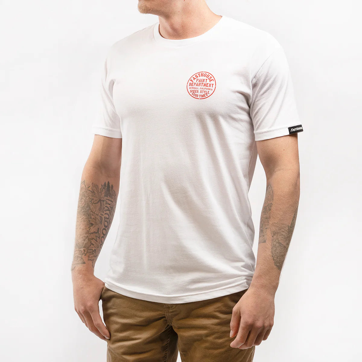 Fasthouse Paint Dept Tee - White