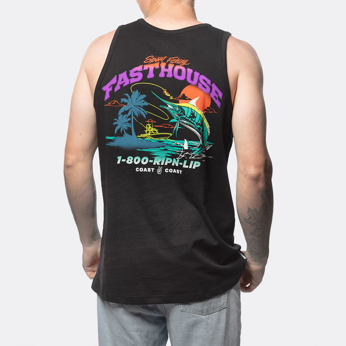 Fasthouse Panama Tank - Black