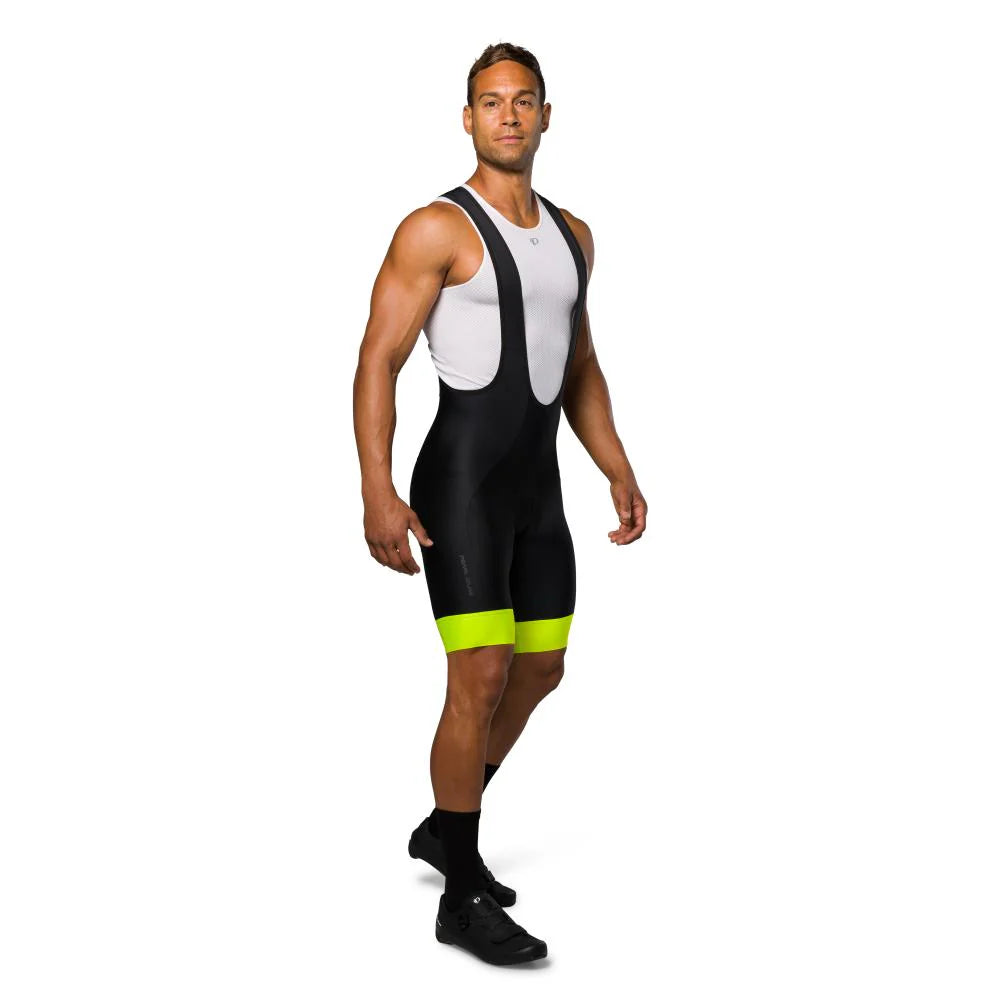 Pearl Izumi Attack Bib Short - Black-Screaming Yellow