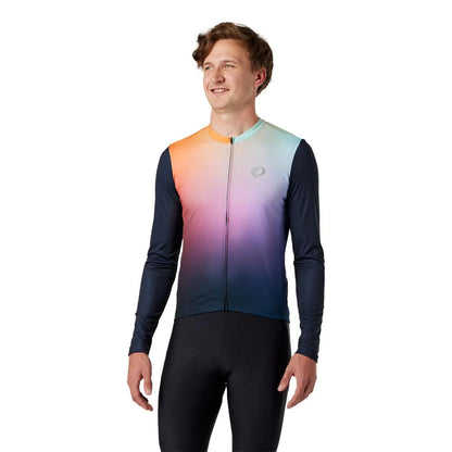 Pearl Izumi Attack Long Sleeve Road Jersey - Melon Air Dye