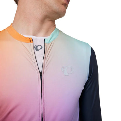 Pearl Izumi Attack Long Sleeve Road Jersey - Melon Air Dye