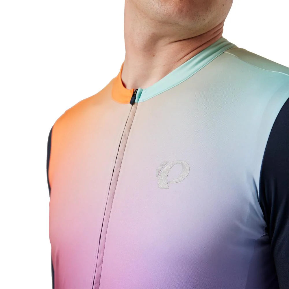 Pearl Izumi Attack Long Sleeve Road Jersey - Melon Air Dye