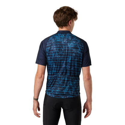 Pearl Izumi Classic Cycling Jersey - Blue Buzz-Dark Navy Diffuse