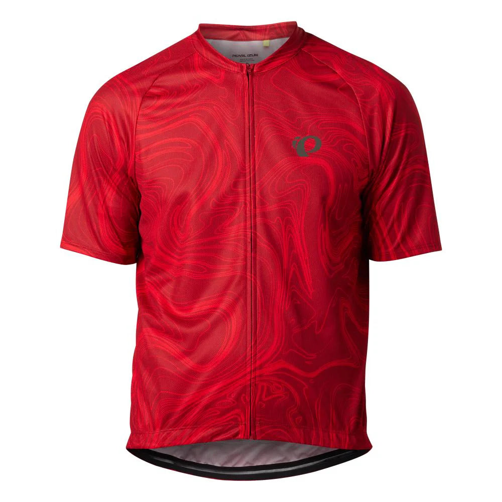 Pearl Izumi Classic Cycling Jersey - Red Dahlia Topo