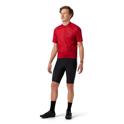 Pearl Izumi Classic Cycling Jersey - Red Dahlia Topo