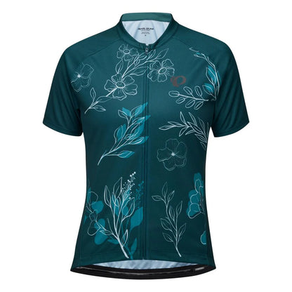 Pearl Izumi Classic Cycling Jersey - Womens - Dark Sea-SS Wildflower