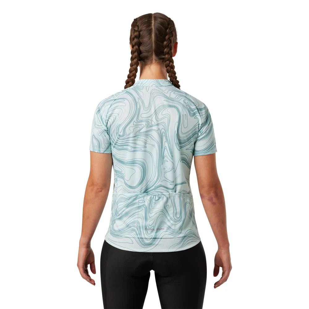 Pearl Izumi Classic Cycling Jersey - Womens - Surf Spray Topo