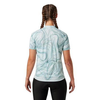 Pearl Izumi Classic Cycling Jersey - Womens - Surf Spray Topo