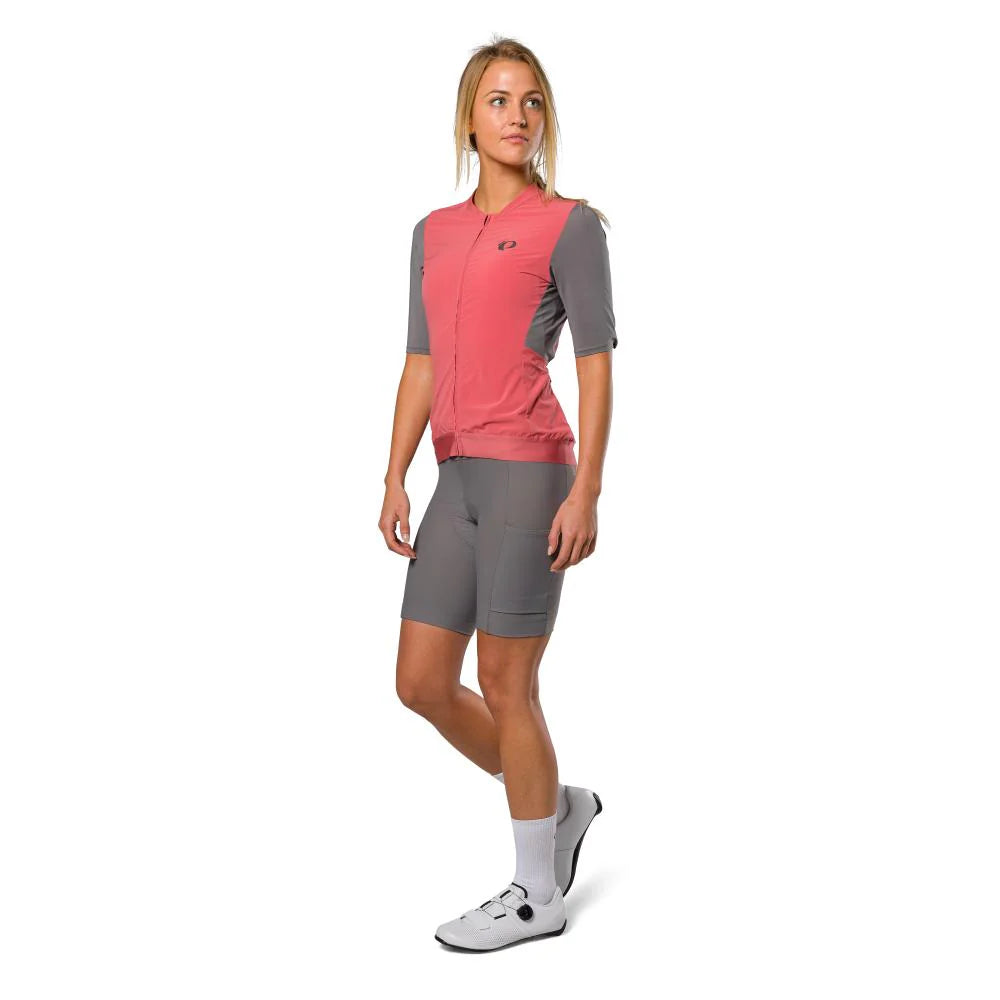 Pearl Izumi Expedition Short Sleeve Road Jersey - Womens - Rosewood