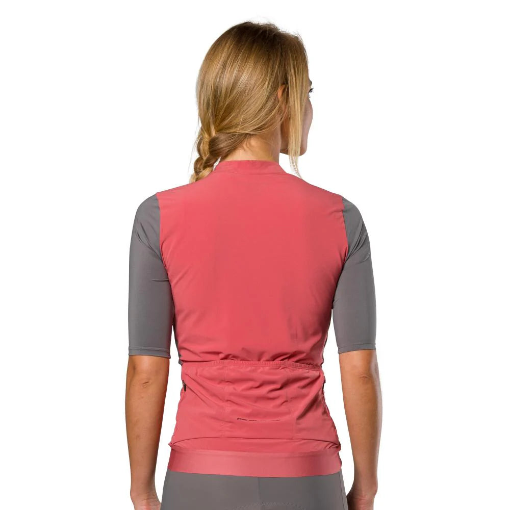 Pearl Izumi Expedition Short Sleeve Road Jersey - Womens - Rosewood