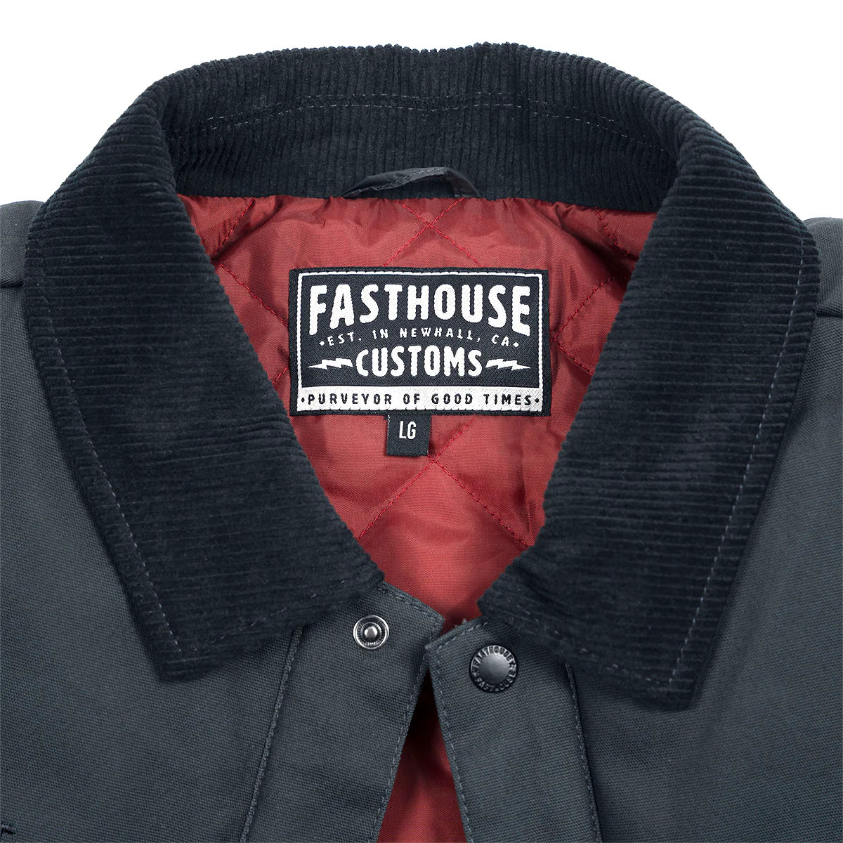 Fasthouse Prospector Puffer Jacket - Smoked Navy