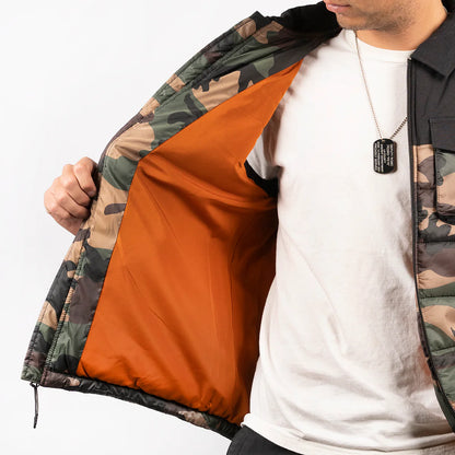 Fasthouse Prospector Puffer Vest - Camo
