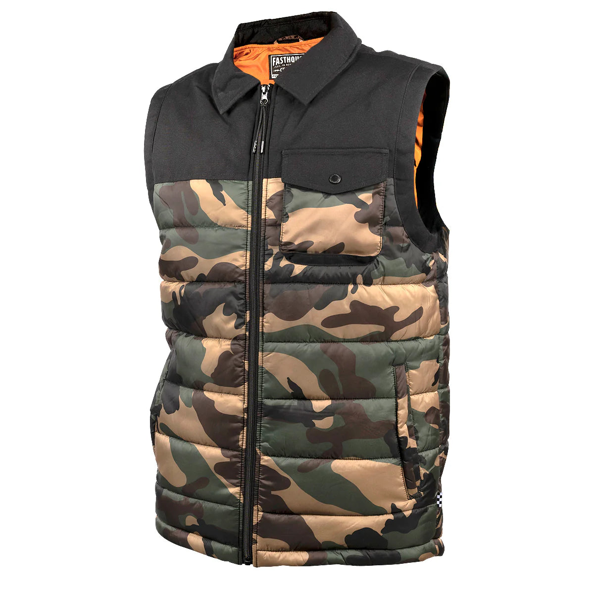 Fasthouse Prospector Puffer Vest - Camo