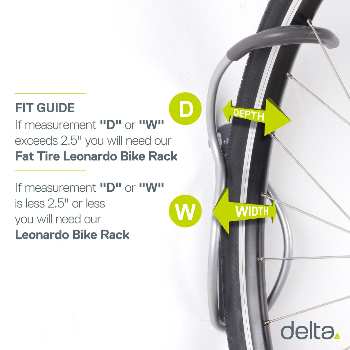 Delta Single Bike Wall Mount Rack