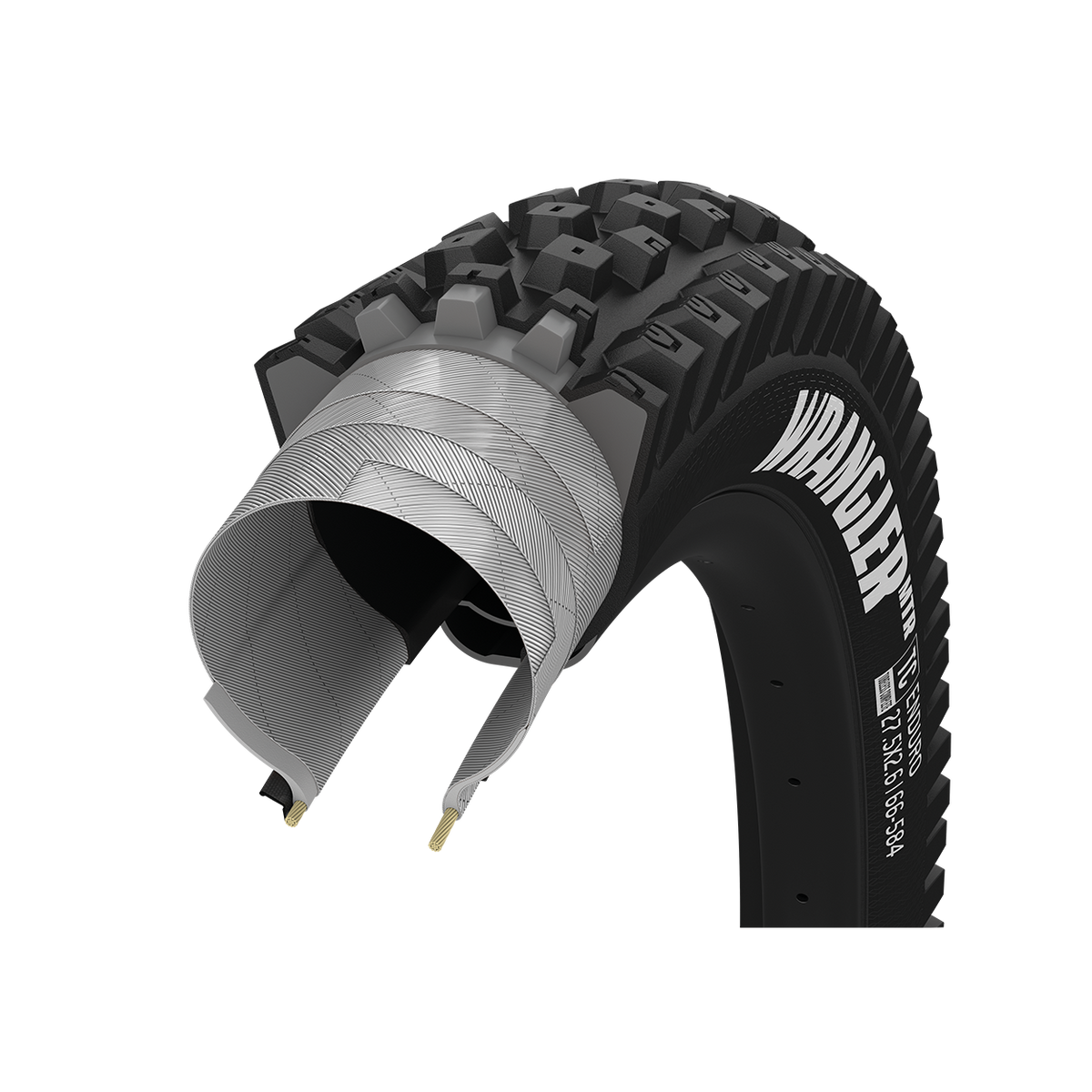 Goodyear Wrangler Enduro MTR 27.5" Folding MTB Tire - Rear