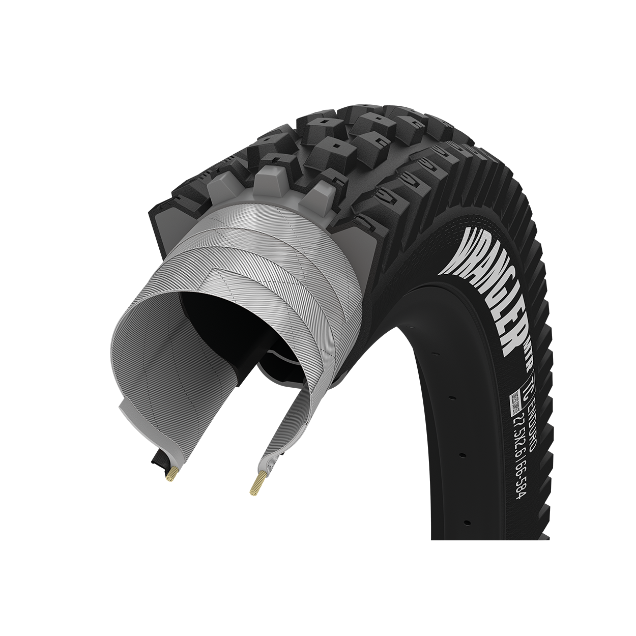 Goodyear Wrangler Enduro MTR 29" Folding MTB Tire - Rear