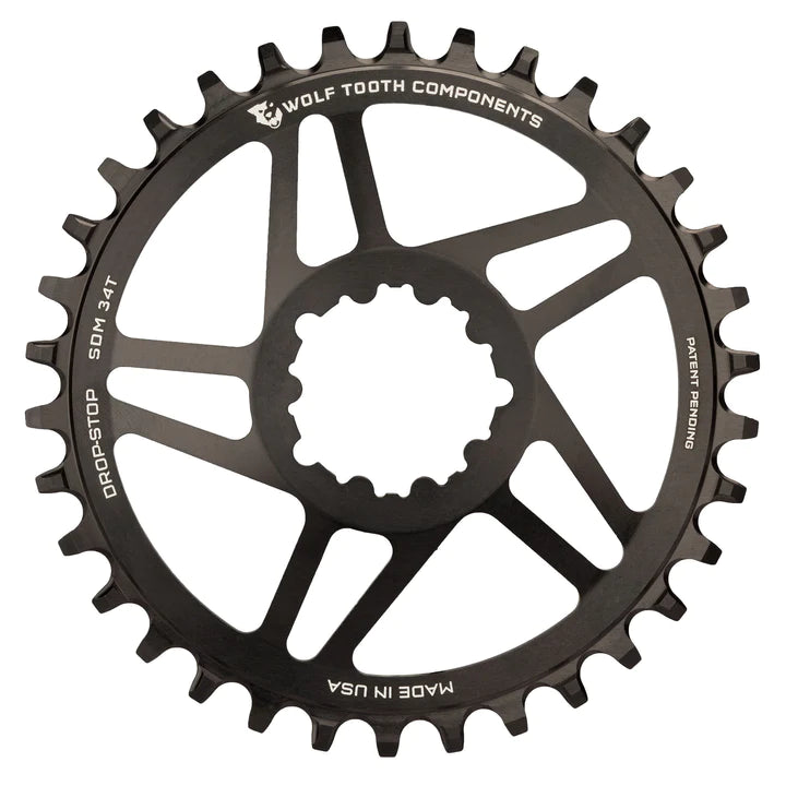 Wolf Tooth Components Direct Mount Chainring - SRAM Cranks - Black
