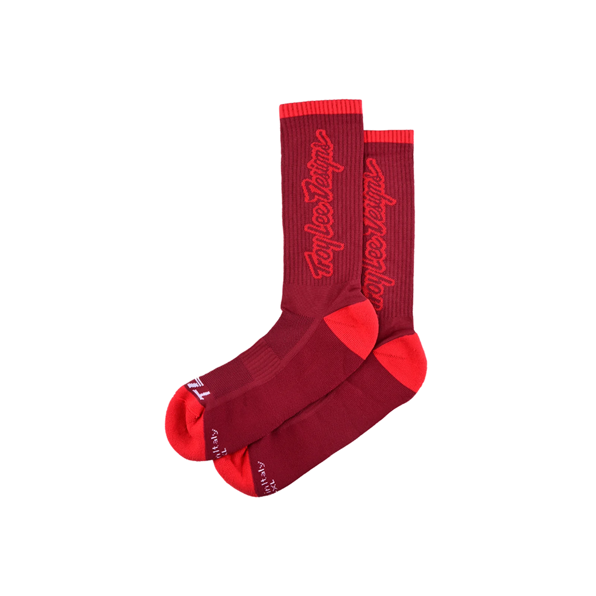 Troy Lee Designs Performance Sock - Signature - Oxblood