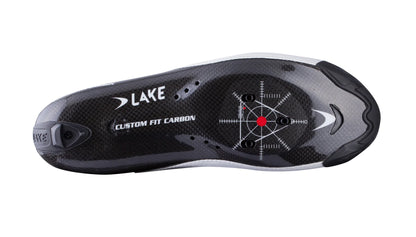 Lake CX403 Road Shoe - Wide - White-Black