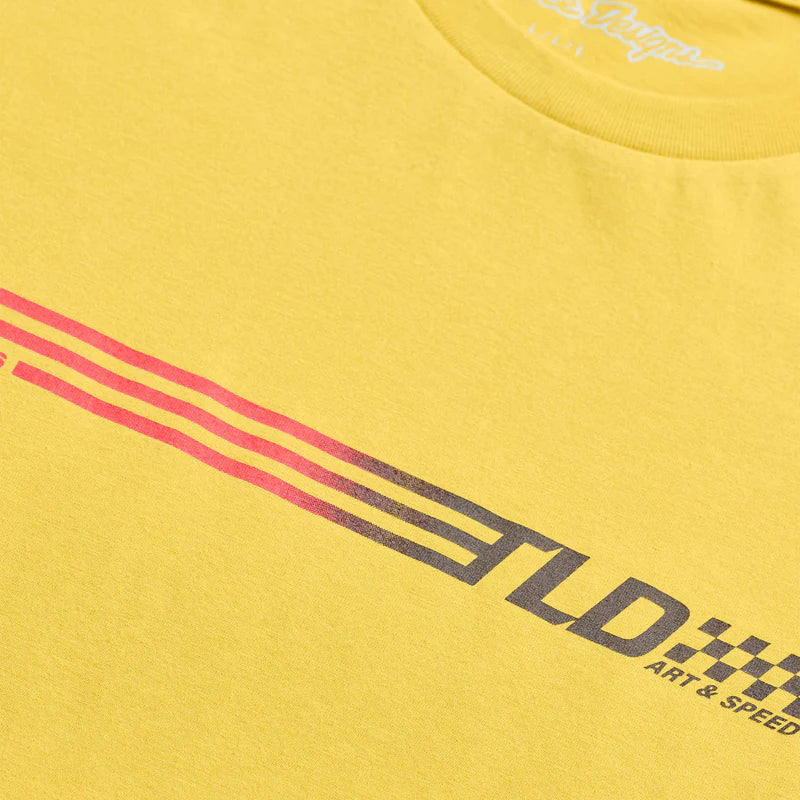 Troy Lee Designs Stripes Short Sleeve Tee - Butter