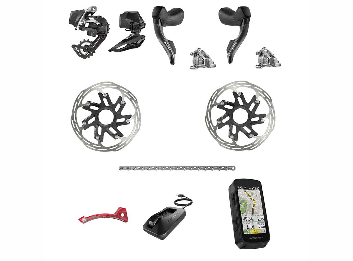 SRAM Red eTap AXS 2x12 Electronic Road Groupset - Hammerhead Karoo