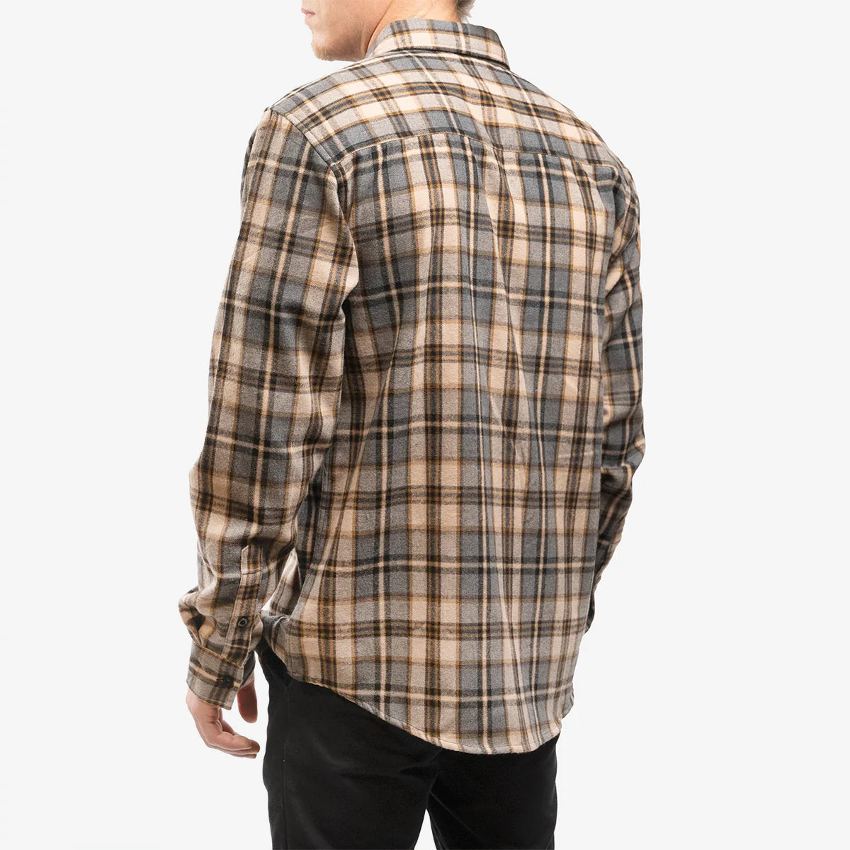 Fasthouse Saturday Night Special Flannel Shirt - Beige