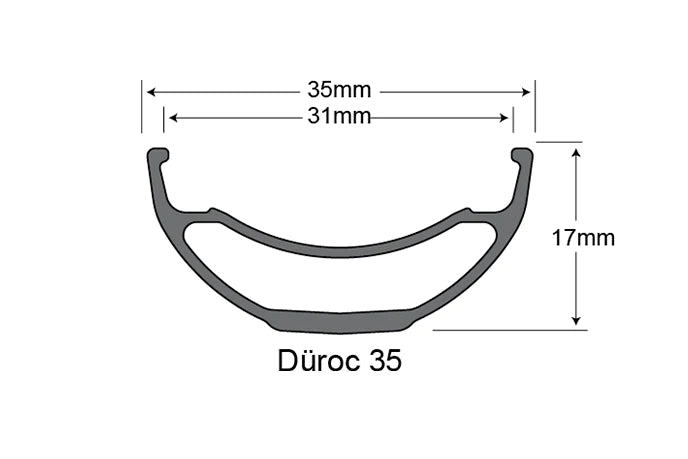 Sun Ringle Duroc 35 Pro 27.5" MTB Wheel - Rear